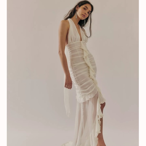 FREE PEOPLE x FOR LOVE & LEMONS Kayta Gown - Picture 1 of 6